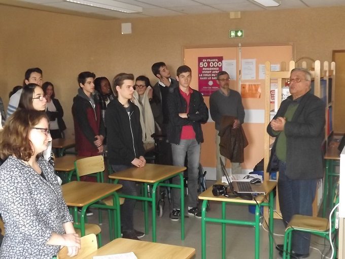 Temps fort du Carême au lycée – un témoignage porteur de Paix et d’Espoir