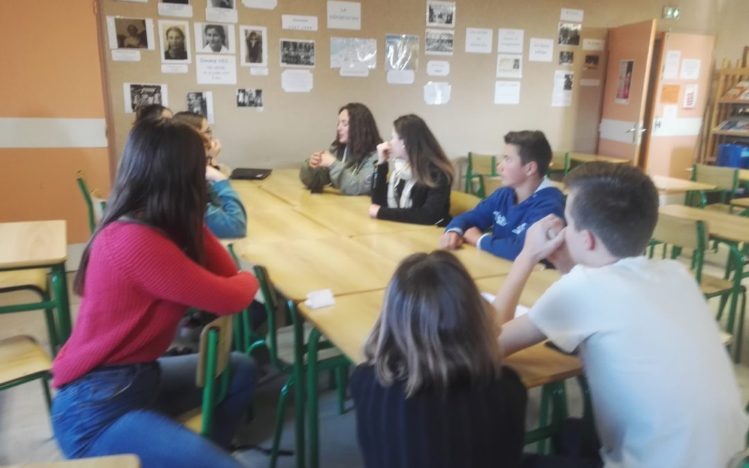 Les 3èmes du collège Notre-Dame rencontrent les élèves du lycée St Paul